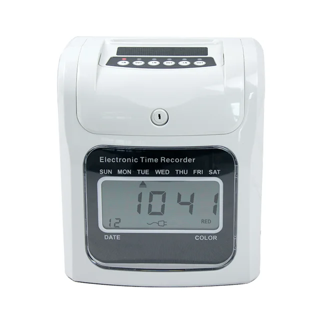 W-s1 Digital Time Recorder Attendance Punch Card Time Clock Office 