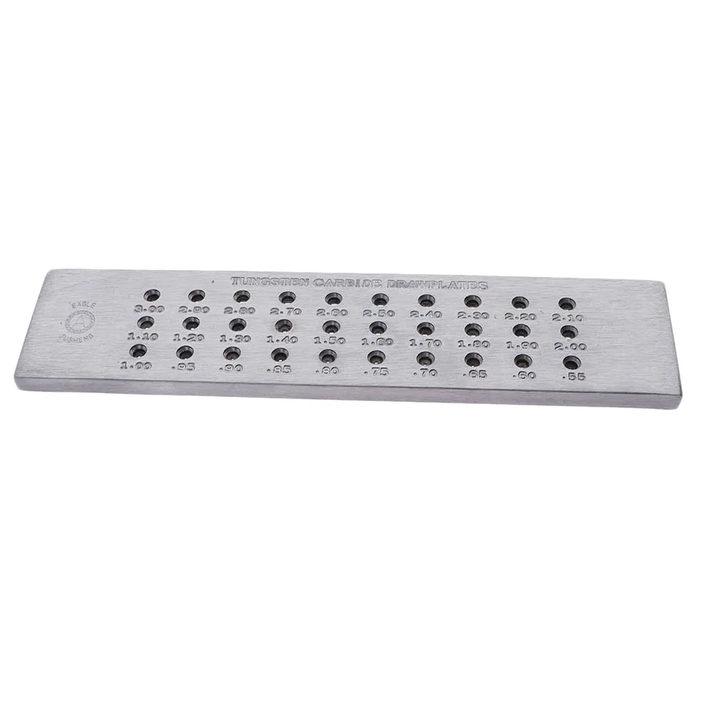 Metal Draw Plate Square Holes Tungsten Carbide Drawplate Square Wire Drawing