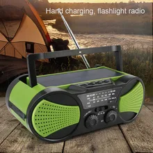 Аварийный Солнечный ручной радио динамик AM FM NOAA с светодиодный фонарик power Bank VH99