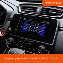 Для HONDA CRV C-RV автомобильный Стайлинг навигация Закаленное стекло протектор экрана сталь Portective украшение авто аксессуары