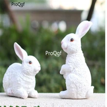 ProQgf 1Pcs A Set Garden cute lovely rabbit statue keiaijide