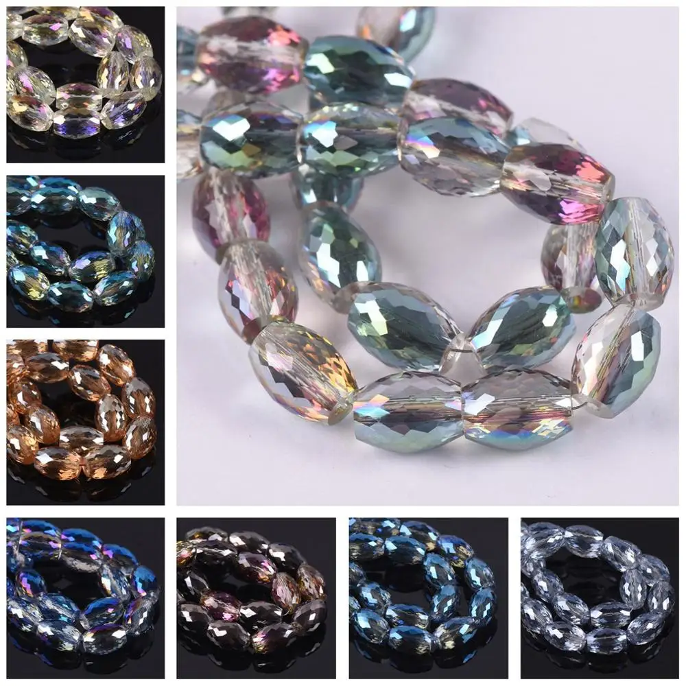 Faceted Glass Jewels Wholesale  Bead Glass Oval Shape Beads - 8x6mm 10x8mm  Oval - Aliexpress