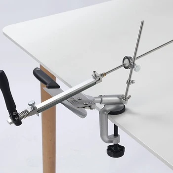 

Pro Aluminium Alloy Knife Sharpener System 360 Degree Flip Constant Angle Grinding Tools Multifunction Grinder Machinewith