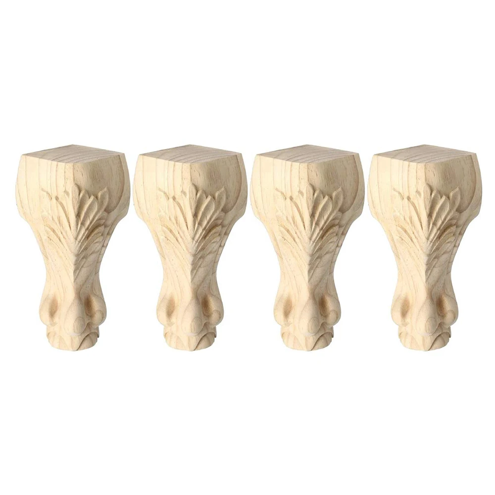 10-25cm Solid Wood Sofa Feet European Style Carving Furniture Replacement Feet Wooden furniture feet for cabinet, table, stool 10-25cm Solid Wood Sofa Feet European Style Carving Furniture Replacement Feet Wooden furniture feet for cabinet, table, stool