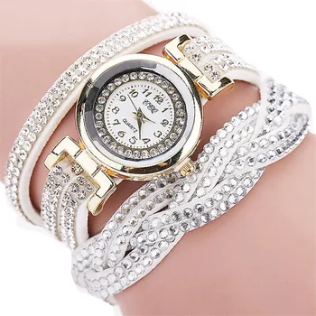 

Relogio Feminino Saat Women's Watches Fashion Casual Analog Quartz Rhinestone Watch Bracelet Watches Ladies Clock reloj mujer