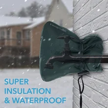 2 шт./компл. покрытие смесителя антифриз шнурок нажмите протектор сумка Уличная зимняя обувь на холодную погоду, экономия крана чехол