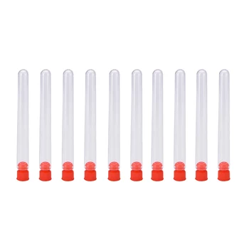 

10 pcs/set Plastic Test Tube With Cork 12x100mm Clear Wedding Favor Tubes Party Favour