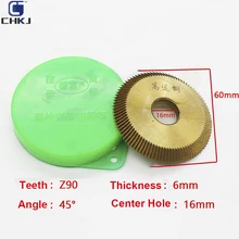 CHKJ DEFU горизонтальный высокоскоростной стальной 60*6*16 мм ключевой режущий диск для всех горизонтальный станок для изготовления ключей дисковый резак Слесарные Инструменты