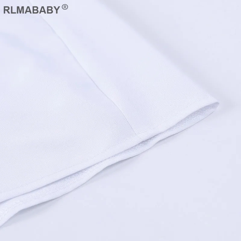 Boyfriends Loose Sexy White Blouse Shirts Elegant Turn-Down Collar Lantern Sleeve Oversize Women Blouse Casual Fashion Shirts