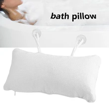 Нескользящая спа-подушка для ванны, подушка для ванны с присосками, Массажная подушка для шеи, аксессуары для ванной комнаты