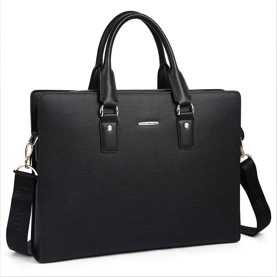 

Famous Brands Genuine Leather Lawyers Briefcase Laptop Business Slim Bags for Men & Women Shoulder Bag Messenger Bags