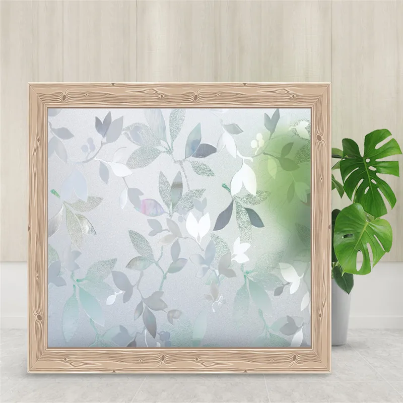 

LUCKYYJ3D High Quality Waterproof Frosted Privacy Window Glass Cover Film Sticker Self-Adhesive Window Film Heat Control Anti UV