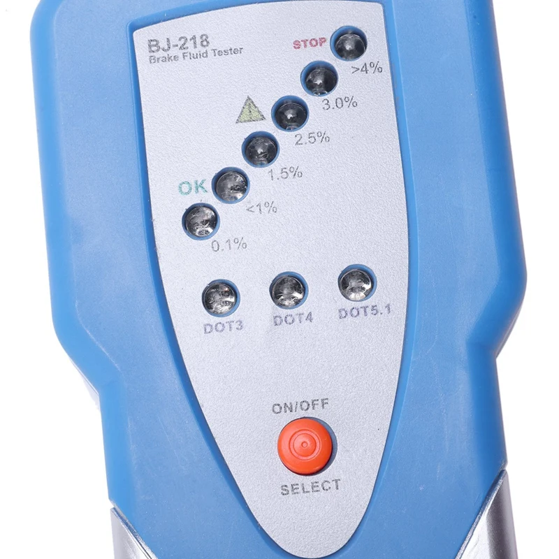 Car Brake Fluid Tester Oil Inspection 250Mm Goose Neck Detector 2.2Lcd For Dot3 Dot4 Dot5 Car Diagnostics Brake Fluid