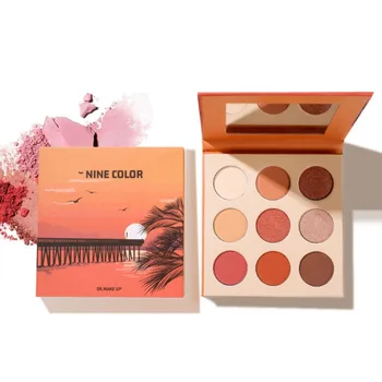 

9 Color Eyeshadow Pallete Long-Lasting Waterproof Shimmer Matte Eye Shadow Beauty Comfortable And Breathable Stylish Simplicity