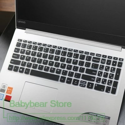 black Чехол для клавиатуры ноутбука Защитная пленка для ухода за кожей кожи lenovo Ideapad 15," 320 330 330s 340s 520 720s 130 S145 L340 S340 - Цвет: black