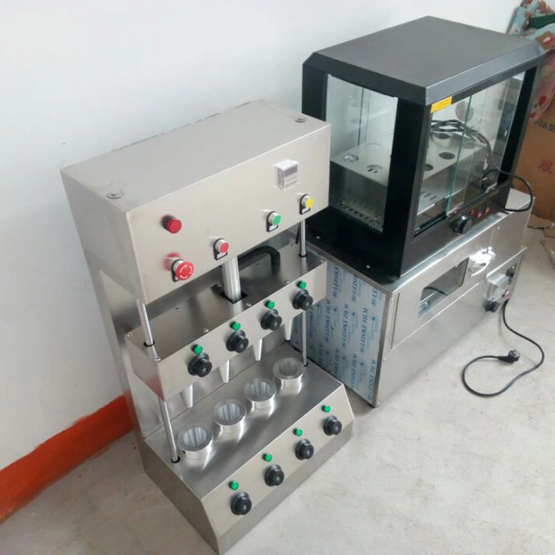 Hot Selling Commercial Pizza Cone Machine Pizza Oven Machine And Display case is simple and convenient
