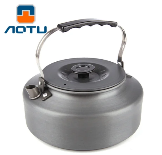 

"Camping Cookware Picnic Cooking Set Non-stick Tableware With Foldable Spoon Fork Knife Kettle Cup"