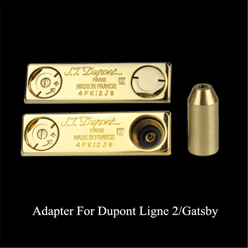 1pcs Brass Copper Nozzle Refill Butane Gas Adapter Lighter Repair DIY Replace Part For Dunhill Dupont And Other Famous Lighter 5