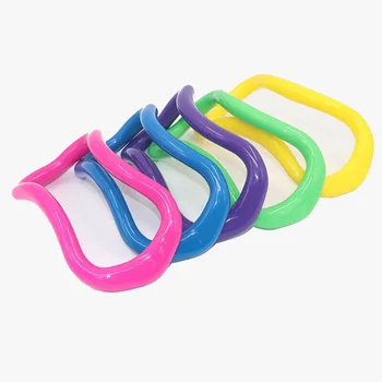 

Yoga Accessories Fitness Pilates Circle Fitness Workout Resistance Support Tool Home Gym Waist Roller Shape Ring Back Exercise