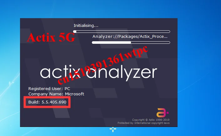 Actix 201911 Actix 5.5.405.690+ Поддержка 5G журнал анализа