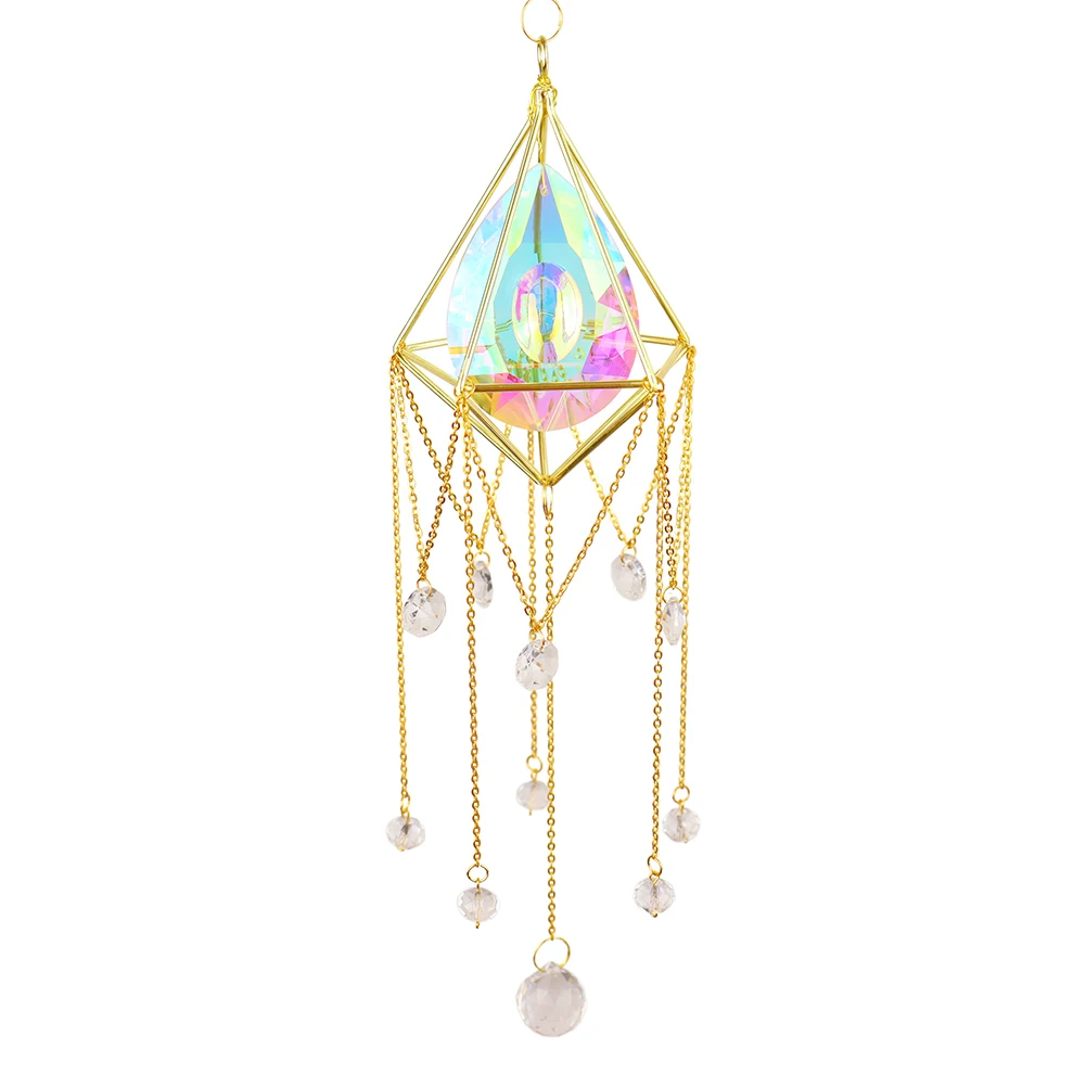 Suncatchers Crystal Pendant Sun Catcher Sun Catchers Window Ornament Light Catcher Rainbow Chaser Window Hanging Wind Chimes Home Garden Decoration