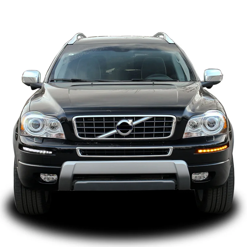 2pcs Car Daytime Running Lights LED DRL For Volvo XC90 2007 2008 2009 2010 2011 2012 2013 Lamp Turn Signal fog lamp Flashing