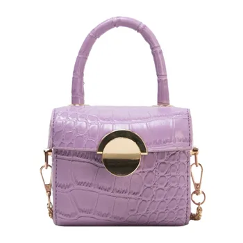 

Super Mini Stone Pattern PU Leather Crossbody Bags for Women Chain Female Shoulder Messenger Bags Ladies' Travel Lipstick Bags