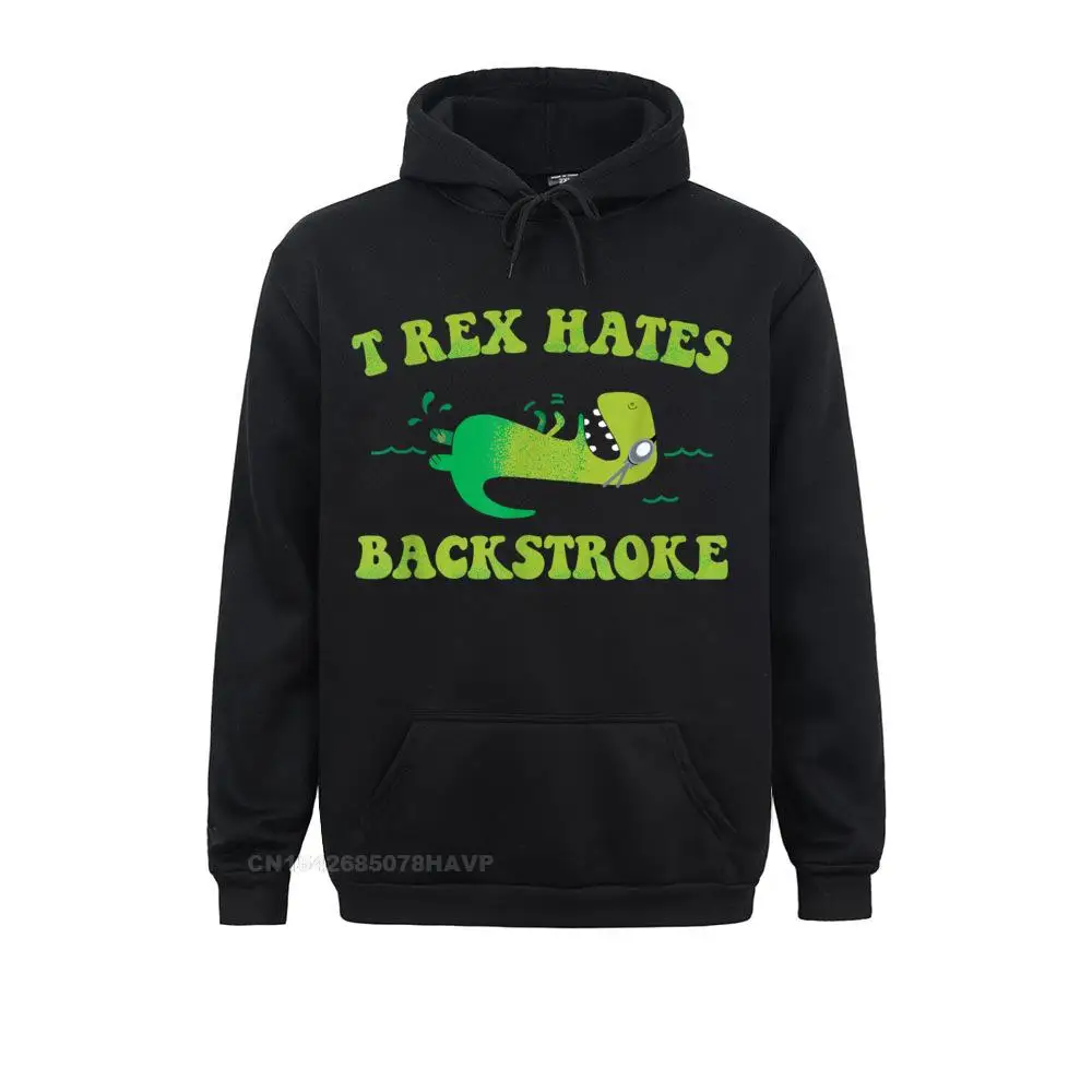 Slim Fit Men's Sweatshirts T Rex Hates Backstroke Funny Swimmer Dinosaur Swim Strokes T-Shirt__97A670 Summer Hoodies NEW YEAR DAY  Clothes Long Sleeve T Rex Hates Backstroke Funny Swimmer Dinosaur Swim Strokes T-Shirt__97A670black