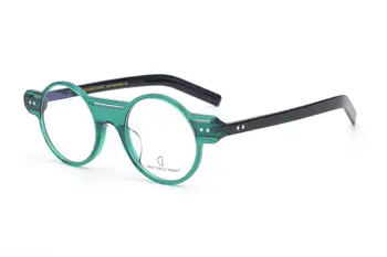 

Belight Optiacl Acetate Irregular Shape Glasses Frame Men Women Green Prescription Eyeglasses Retro Optical Frame Eyewear 213