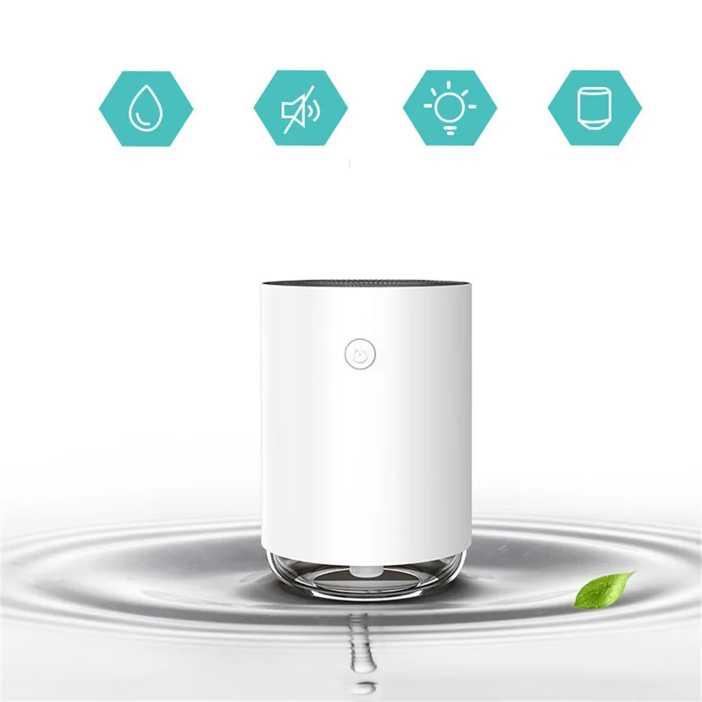

220ML Air Humidifier LED Candle Ultrasonic Cool Mist Essential Oil Diffuser USB Aroma Lamp Car Purifier Fogger Mist Maker