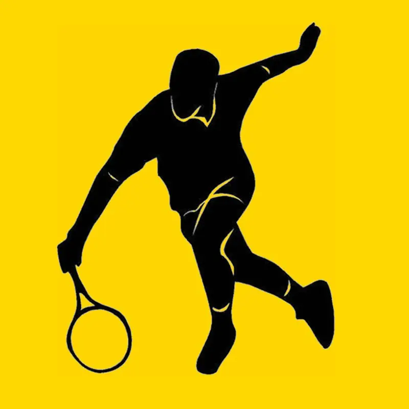 Tennis Sticker Car Window Sports Decal Muurstickers Name Posters Vinyl Wall Decals Parede Decor Mural Tennis Sticker