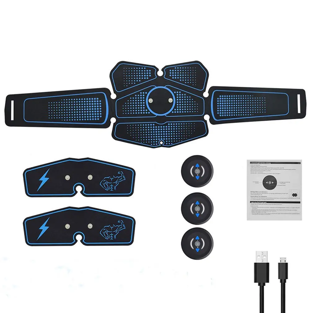 Smart Fitness Abdominal Muscles Equipment Muscle Stimulation Massage Lazy Home Device | Красота и здоровье