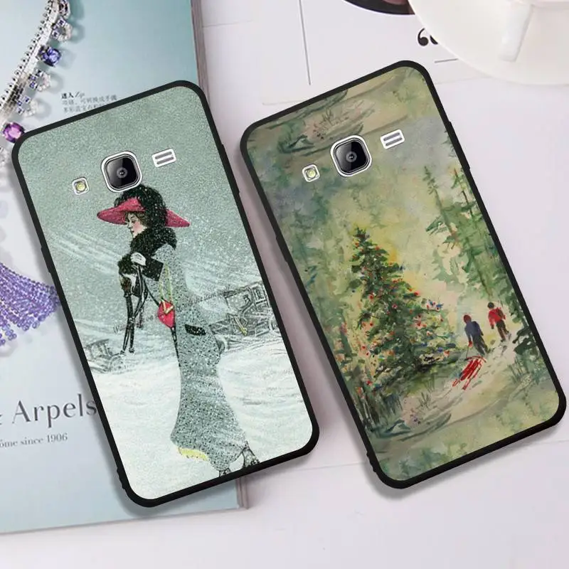 Чехол для телефона с мультипликационным изображением девушки Samsung J6 J7 J2 J5 prime J4 J8