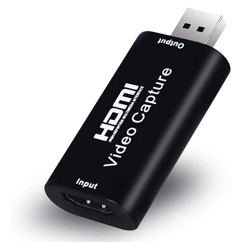 Карта захвата HD 4K HDMI Pass-Through USB2.0 1080P плата для записи аудио и видео игр подходит PS4