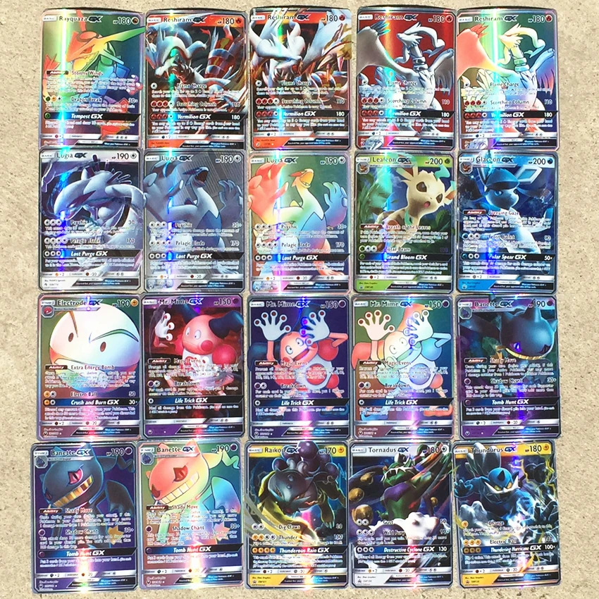 100-200 шт битва торговли Сияющие карты игрушки для Pokemones MEGA EX GX карты игры коллекция карт игрушки подарок для детей