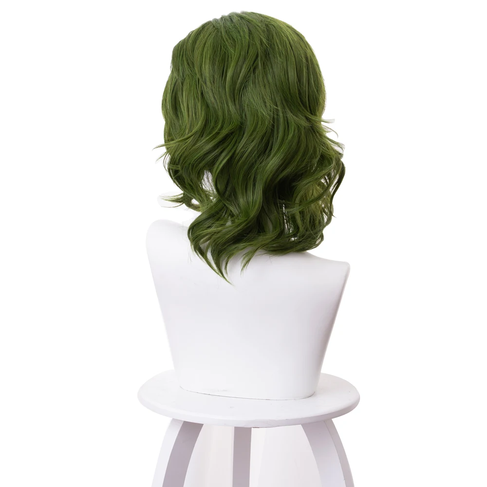 Joker Cosplay Wig - Joaquin Phoenix Arthur Fleck Style with Curly Green Synthetic Hair; Perfect Horror Scary Clown Cosplay Prop for Halloween image 5