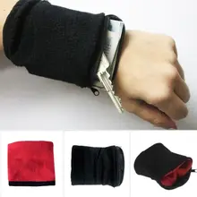Многофункциональный кошелек унисекс для бега на запястье, для спорта, путешествий, тренажерного зала, езды на велосипеде, для безопасного хранения монет, ключей, на молнии, сумка с ремешком
