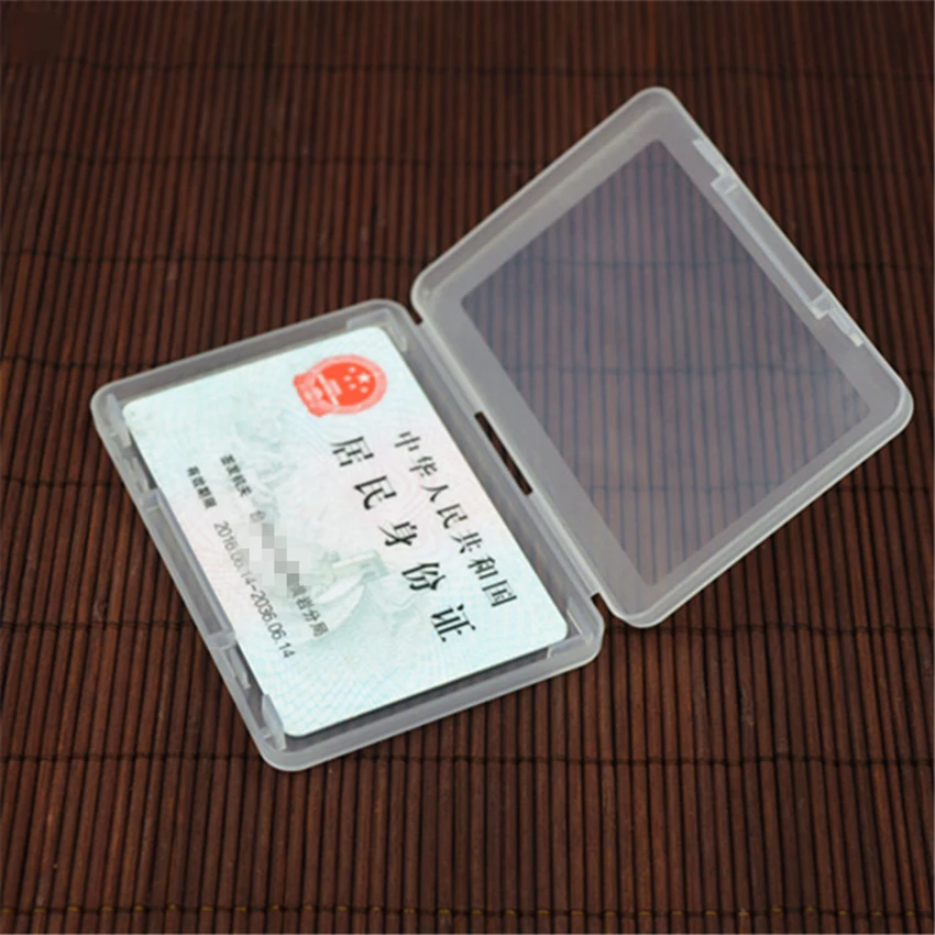 1pc portable Small Square Clear Plastic Jewelry Storage Boxes Beads Crafts Case Containers 9.5*6.4*1cm tool pouch belt