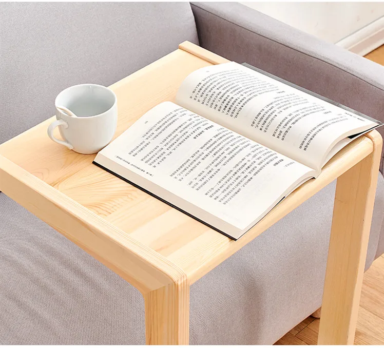 Столик для хранения журнальный столик скандинавские деревянные диванные столы с колесами передвижной компьютерный стол для чтения настенная мебель для дома