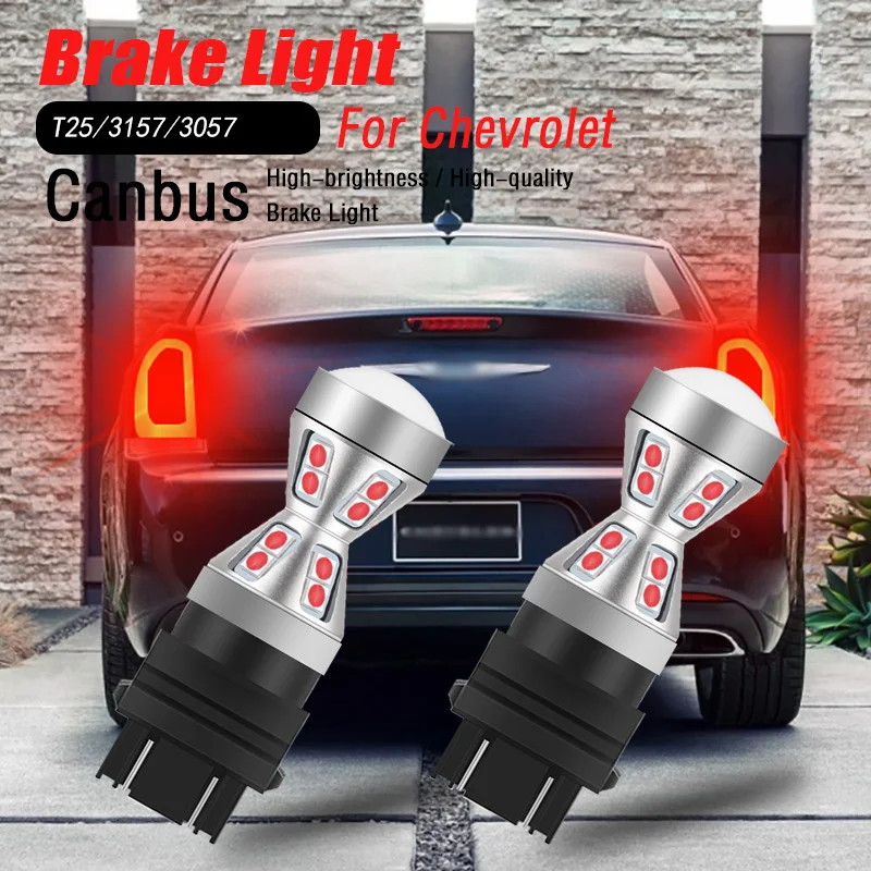 2pcs Canbus LED Brake Light Lamp 3157 3057 P27/7W For Chrysler Sebring PT Cruiser 300M 300 Pacifica Aspen Intrepid Neon Concorde |