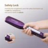 KIPOZI Professional Titanium Hair Straightener Iron Fast Heating 1.75 Inch Wide Plates LCD Flat Iron Curling Iron Styling Tool 3