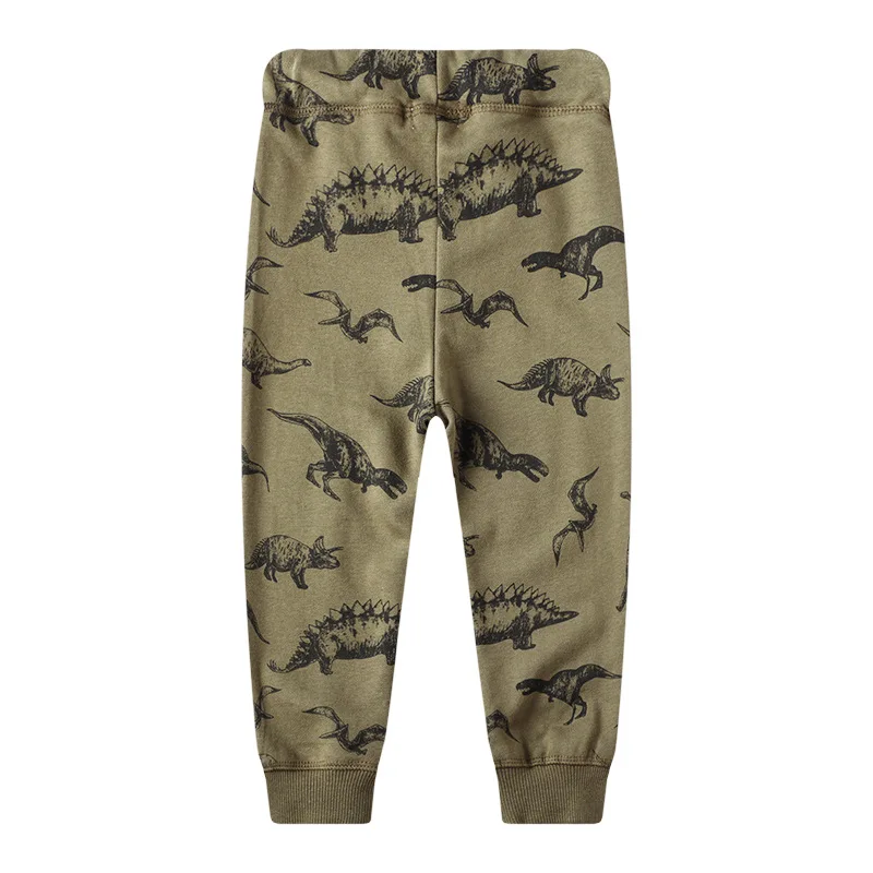 Дизайн; Штаны для маленьких мальчиков; милые детские штаны с аппликацией в виде динозавра; весенне-осенние штаны для мальчиков; брендовая одежда для мальчиков