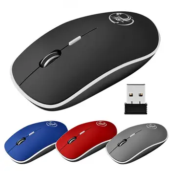 

Wireless Mouse Silent Computer Mouse 1600 DPI Ergonomic Mause Noiseless Sound USB PC Mice Mute Wireless Mice for Laptop