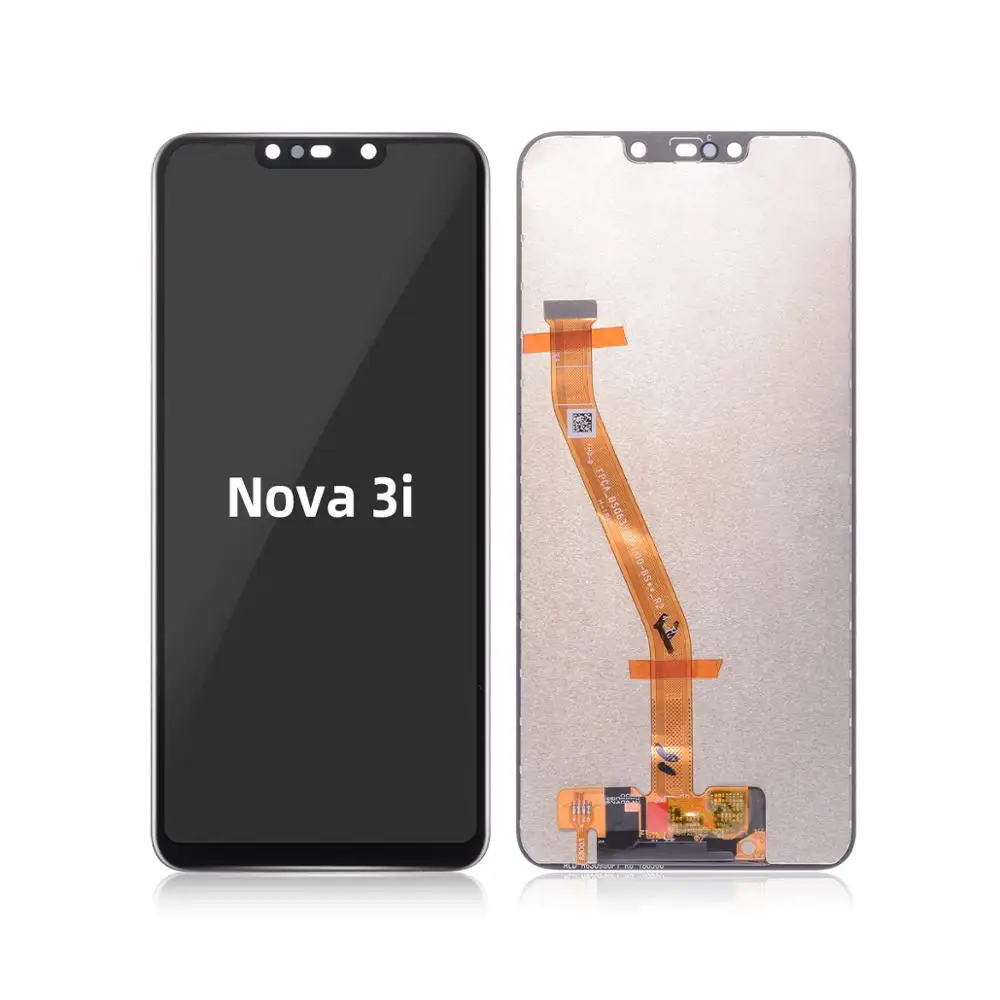 С рамкой Замена на дигитайзер ЖК экран AMOLED Оригинальный дисплей для huawei Nova 3i