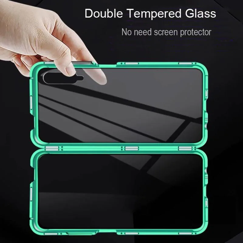 Double Tempered Glass Magnetic Phone Case for Xiaomi 6X 8 9 SE 9T A2 A3 Redmi Note 7 8 10 8A K20 CC9 Pro Case Double Tempered Glass Magnetic Phone Case for Xiaomi 6X 8 9 SE 9T A2 A3 Redmi Note 7 8 10 8A K20 CC9 Pro Case
