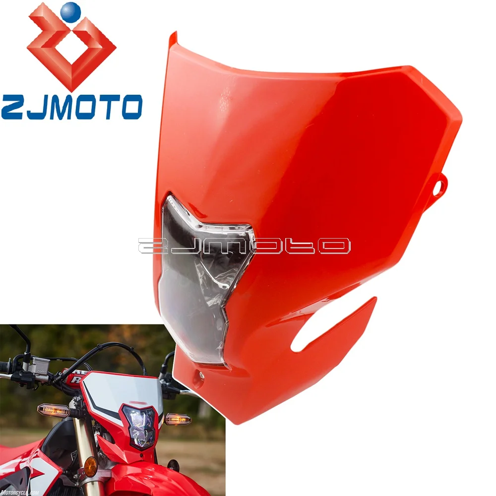 Пластиковая Красная фара для мотоцикла обтекатель Honda CRF450L CRF450XR CRF450 2019 2020
