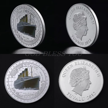

100th anniversary Of Titanic Commemorative Coin Collection Gift Souvenir Art Metal Antiqu Drop Shipping