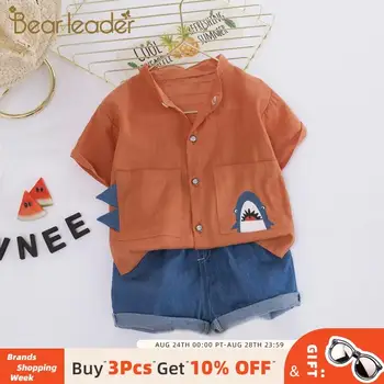 

Bear Leader Baby Clothing Sets 2020 New Fashion Toddler Boys Cute Outfit Cool Cartoon Suits T-shirt and Pants Casual Clothes Set