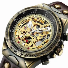 Reloj de pulsera con espejo de cristal recubierto para hombre, cronógrafo mecánico automático, resistente al agua, estilo británico, Unisex, novedad de 2021