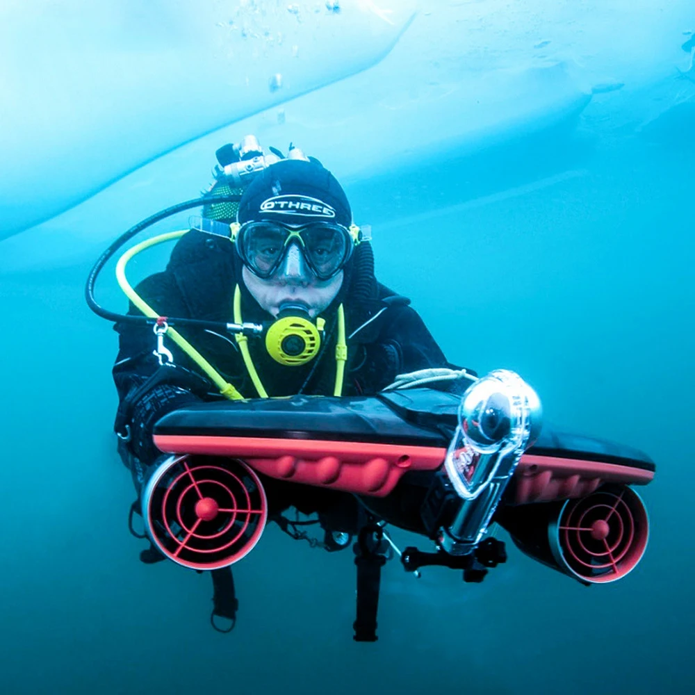 $1267.84 Underwater Thruster Diving Booster Underwater Scooter Trispeed Switch Seascooter Underwater Shooti
